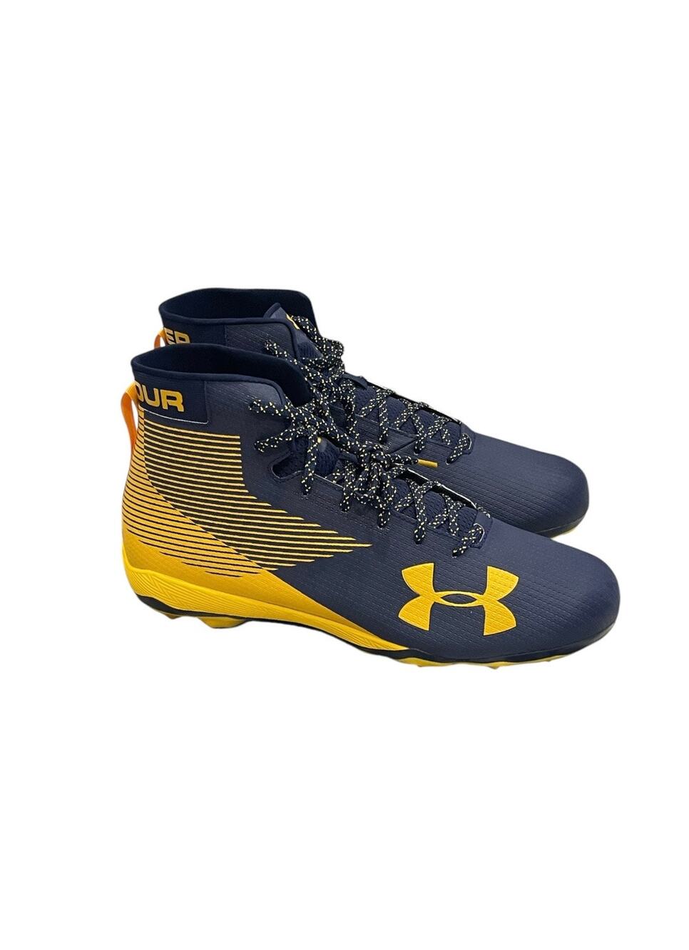 Under Armor 11 UA Team Hammer MC 3021725-401 Size 14 Cleats Blue